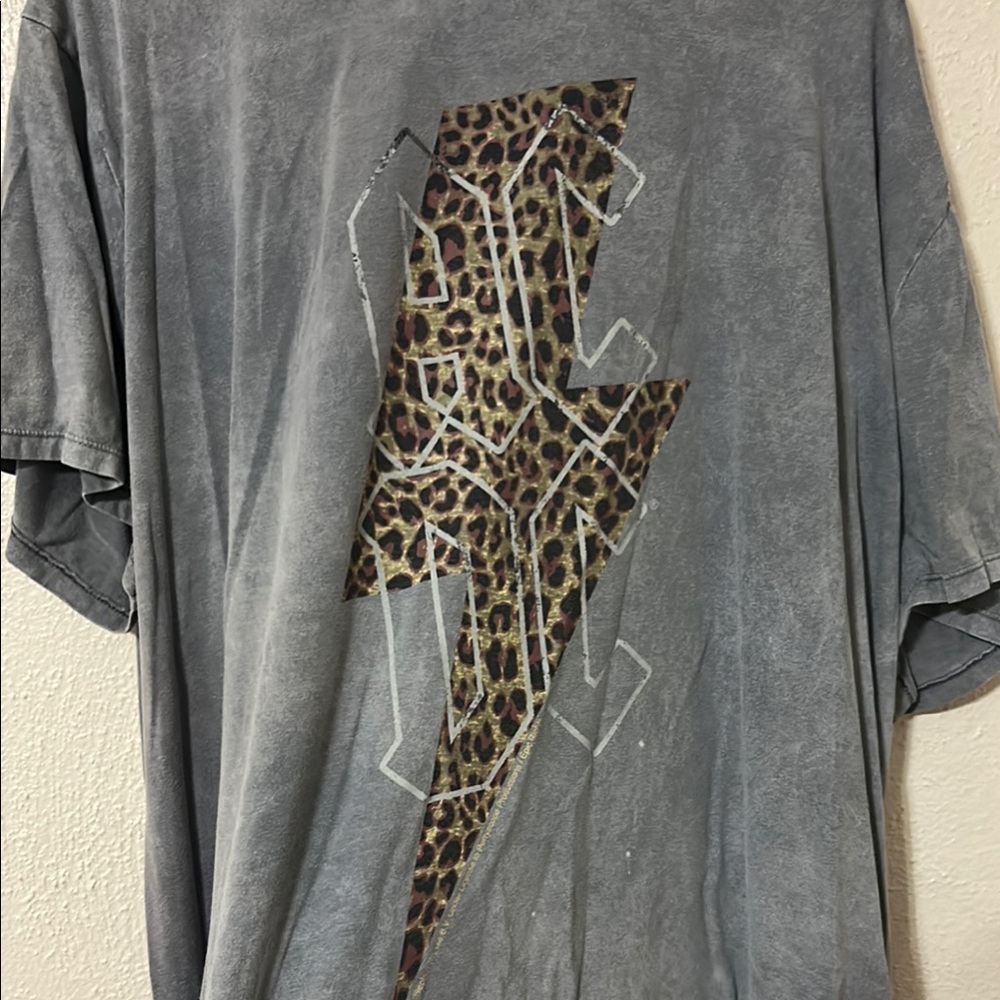AC/DC Gray Graphic Shirt